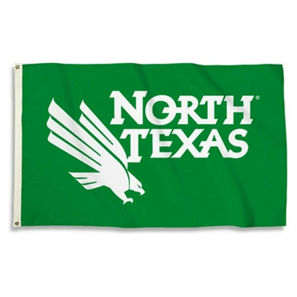 UNT North Texas Mean Green‎ Eagles Flag New 3x5 FT Mancave Gameday Dorm Room